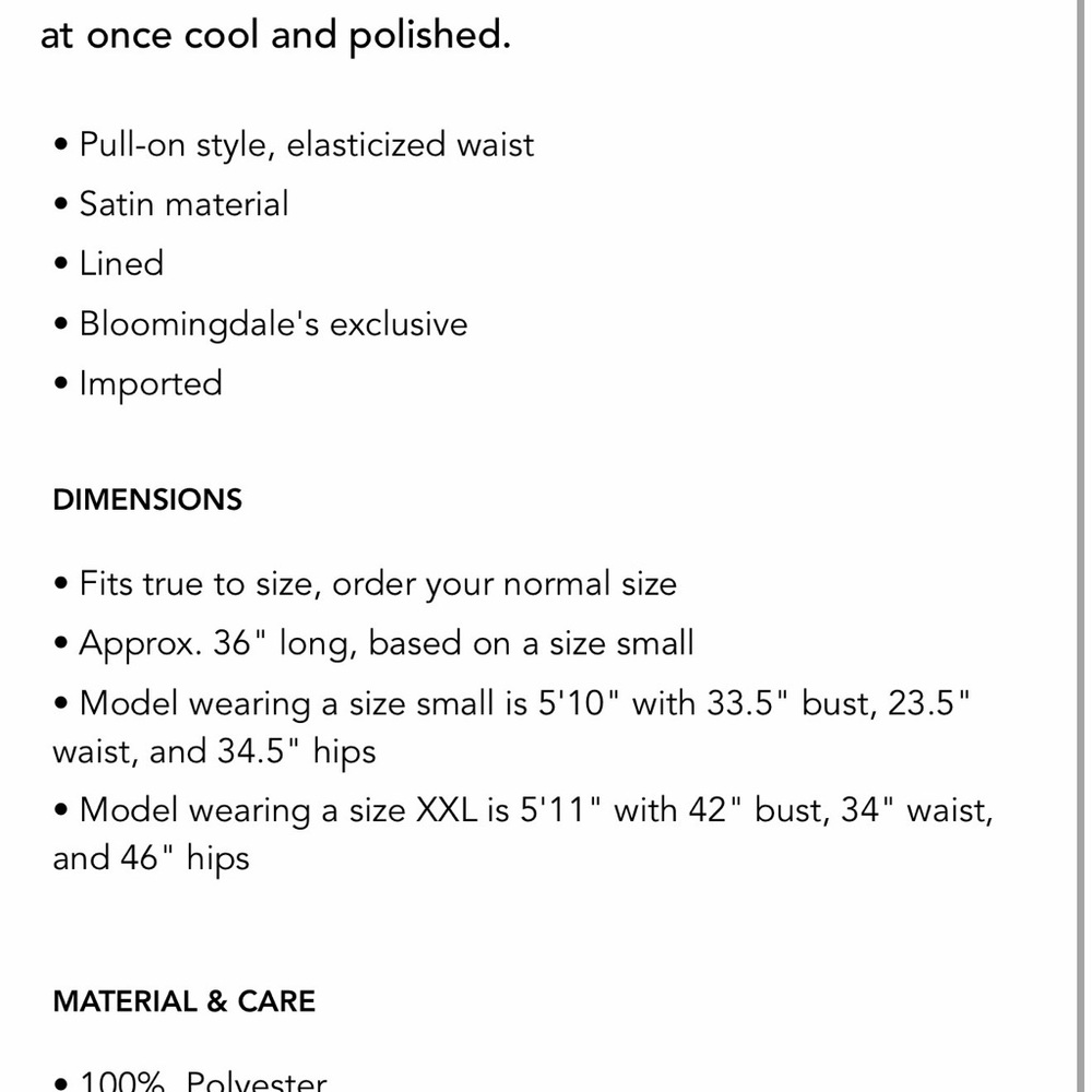 Aqua Navy Satin Bias-Cut Midi Skirt - Picture 4 of 4